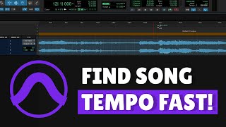 Best way to find the tempo of a song in Pro Tools