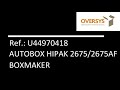 video oversys u44970418 autobox hipak 2675 2675af boxmaker