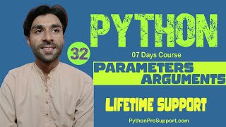 32 Python Parameters and Arguments | Difference | Free Support #pythoninhindi #pythonforbeginners