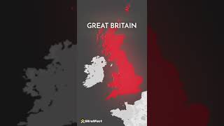 Difference between Britain, Great Britain, United Kingdom & British Isles?🤔 #shorts #uk #map