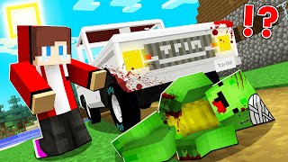 How Mikey Was HIT by a SUPER CAR ? Mikey and JJ HOSPITAL ! - Minecraft (Maizen)