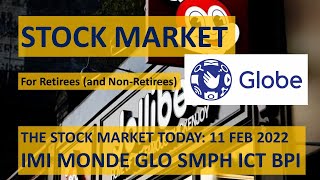 THE STOCK MARKET TODAY: 11 FEB 2022