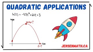 🚀 Applications of Quadratics | math 10 | jensenmath.ca
