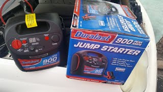 Dead battery jump start using duralast 900 peak