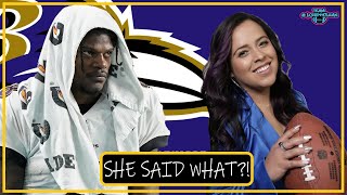WHAT SHE SAID about Lamar Jackson had RAVENS FANS HEATED!