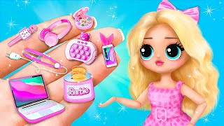 Miniature Gadgets for Barbie Girl - 30 Ideas for LOL
