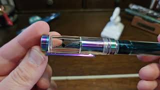 Asvine V200 Vacuum Filler Fountain Pen - Rainbow Finish