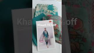 khaadi # 70 ,%off#winterdrass,,#onlineshopping#khaadi