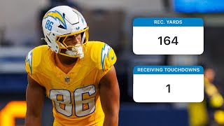 Every Catch From Oronde Gadsden II’s 164-Yard Game | LA Chargers
