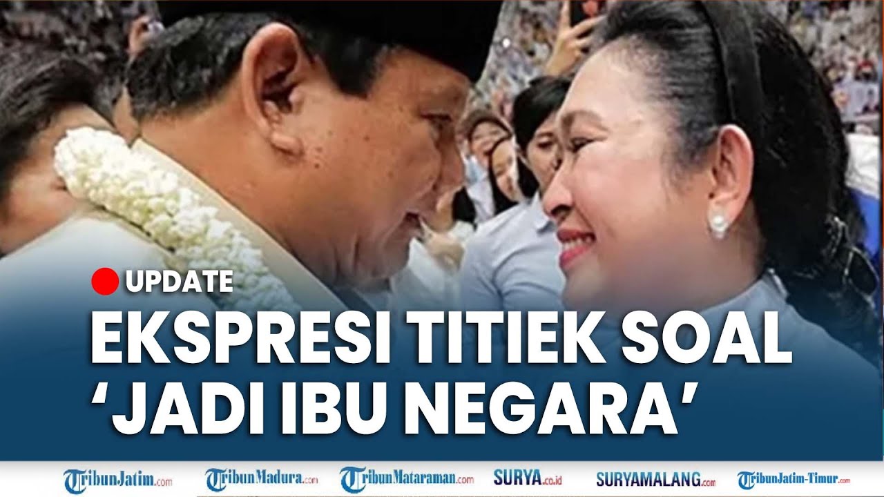 🔴 PRABOWO PRESIDEN, TITIEK SOEHARTO MALU-MALU Ditanyai Soal Jadi Ibu ...