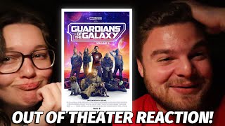 Guardians of the Galaxy Vol. 3 Out of Theater REACTION!