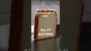 Proof that falling bread can gain 1k subs day and 77