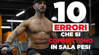 i 10 errori che si fanno in palestra