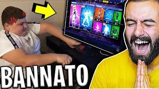 KID destroys PS4 after losing in fortnite battle royale...