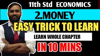 11th Economics|2.MONEY |Easy Trick to Learn Answer|One Shot|Pradeep Giri sir