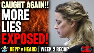 Amber Heard CAUGHT Selling Videos to TMZ! +  Her Own Make-Up Brand TURNS ON HER!  | Week 2 Recap