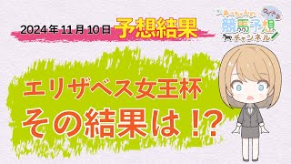 【予想結果】11月10日中央競馬　東京・京都・福島　予想結果の的中率・回収率