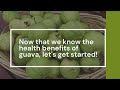 how to make guava smoothie what are the health benefits of guava