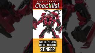 ✅ Transformers CHECKLIST: Studio Series PART #2 -  Age of Extinction STINGER