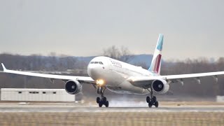 Eurowings Airbus A330-203 D-AXGD arrival at Munich Airport