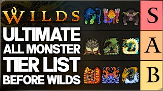 ALL 226 Monster Tier List - ULTIMATE Ranking Before Monster Hunter Wilds! (Where is YOUR Favourite?)