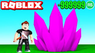 WYKOPAŁEM NAJWIĘKSZY KRYSZTAŁ w ROBLOX! (Roblox Crystal Magnet Simulator)