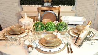 Dollar Tree Tablescape 101 & Give Away