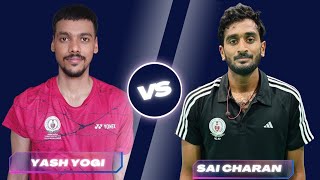 YASH YOGI VS SAI CHARAN KOYA:IAD SOUTHZONE BADMINTON TOURNAMENT 2024