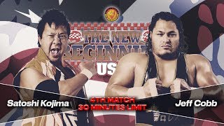 FREE MATCH Satoshi Kojima vs Jeff Cobb The New Beginning USA 2020