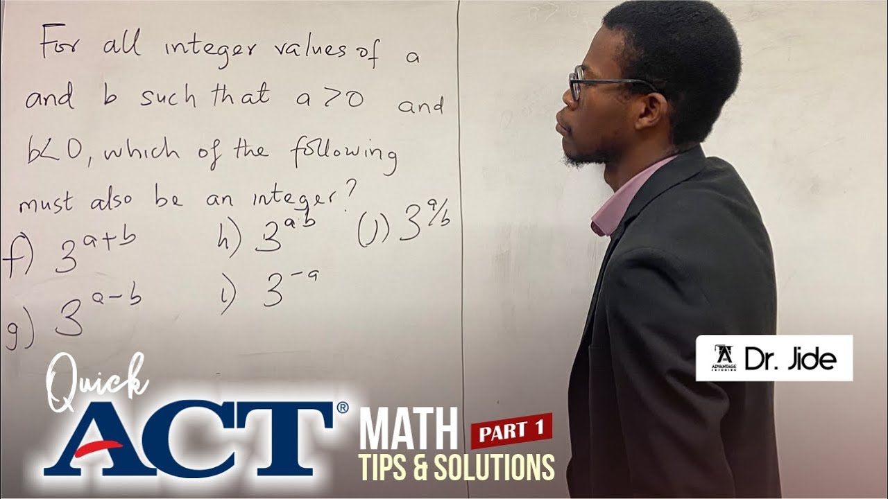 ACT Math Practice Part 1 - YouTube