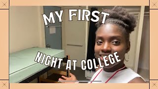 my FIRST night at college | freshman orientation