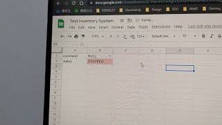 Google Spreadsheet + Python API as a Controller