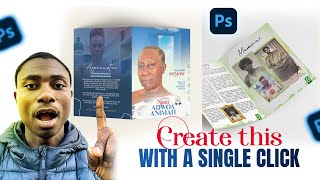 How to Design a Funeral Brochure in Photoshop | Step-by-Step