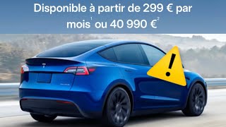 Des informations importantes sur les offres Tesla ⚠️