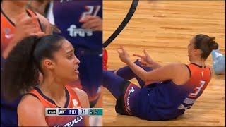 6 POINT POSSESSION: Diana Taurasi Hits 3 AND The Foul Then Skylar Diggins-Smith Hits A 3 Off Rebound