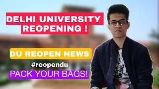 Delhi University reopening soon?DU reopen news|Delhi university hunger strike|DU college reopen 2021