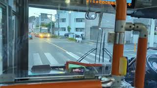 町54系統鶴川駅発町田バスセンター行　町田警察署前から町田市役所付近までの