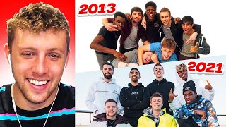 REACTING TO "THE 8 YEAR EVOLUTION OF THE SIDEMEN"!