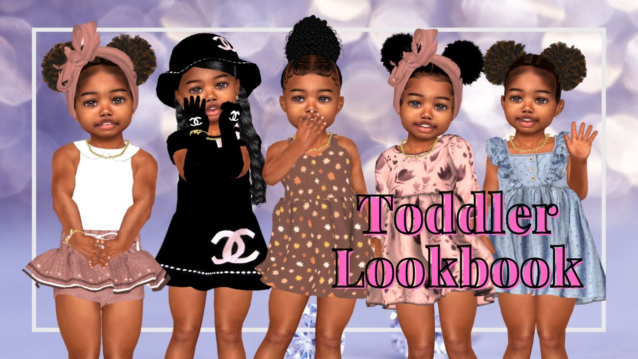 Sims 4 Cas Toddler Lookbook Cc Folder Youtube