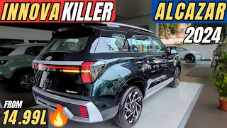 🔥2024 Hyundai Alcazar Review - Game-Changer 7-Seater SUV?🔥 Hyundai Alcazar 2024 Top Model Review🎉