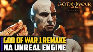 GOD OF WAR 1 remake na Unreal Engine ficou muuuuito manero