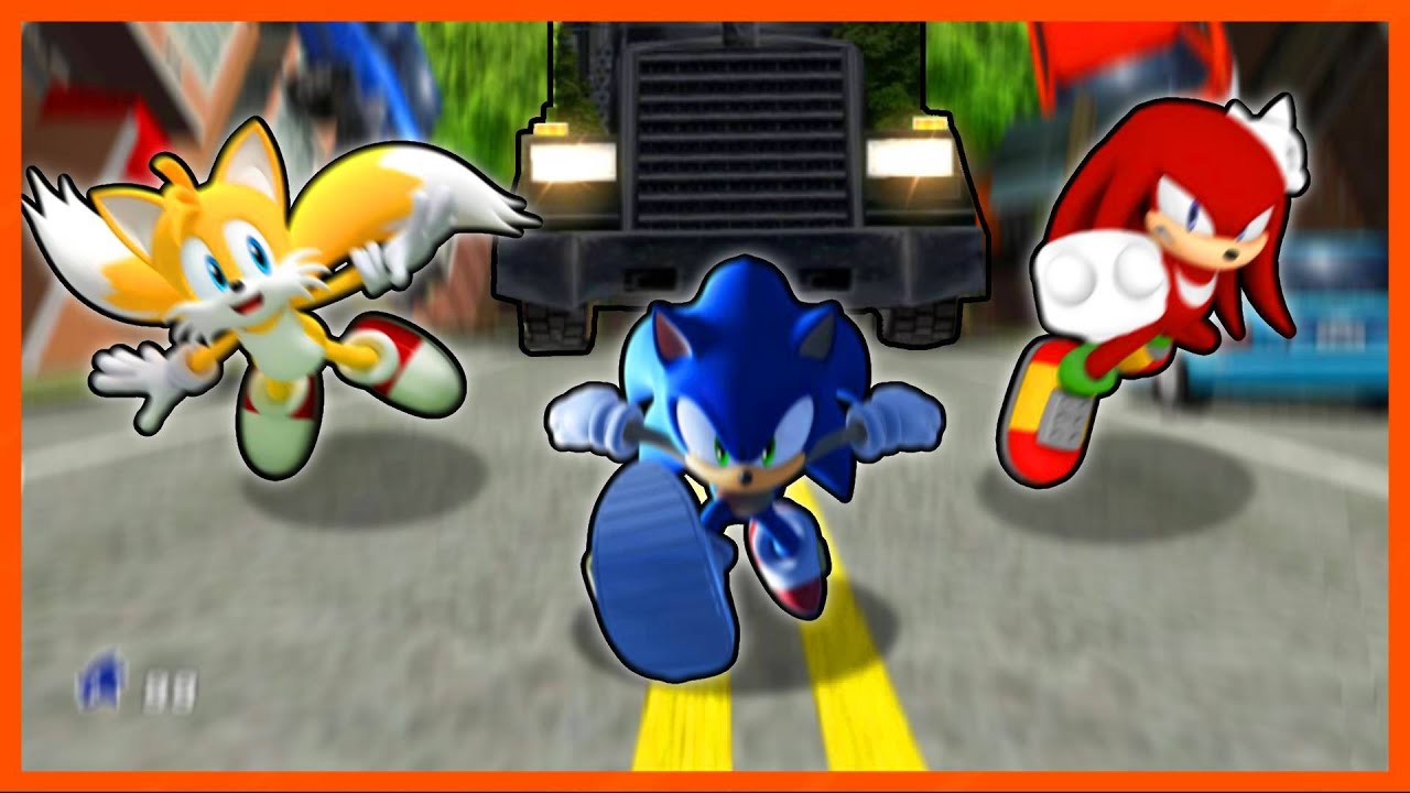 Sonic The Hedgehog Gets Ran Over By A Semi-Truck?! - Sonic Adventure 2 ...