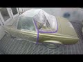 280sl mercedes benz spray painting raw video