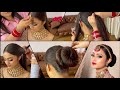 QUICK & EASY BRIDAL BUN | MAANG TIKA SETTING | SLEEK HAIRSTYLE TUTORIAL