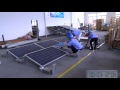 Rail-less Solar Racking System for Flat Roof-Ballast