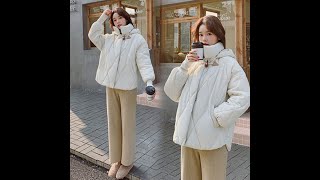 2021 зимняя парка женская куртка короткое пальто хлопок утолщенная теплая верхняя одежда женские