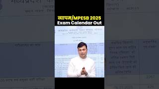 MPESB Calendar 2025 Out | MPTET Varg 2, Varg 3, Mahila Supervisor \u0026 Forest Guard | Aditya Patel Sir