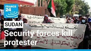 Sudan security forces kill protester in crackdown on anti-coup march • FRANCE 24 English