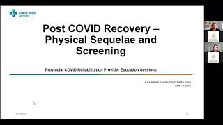 Post COVID Recovery – Physical Sequelae