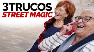 3 TRUCOS de STREET MAGIC: Cartas, Monedas y Levitación | Julio Ribera